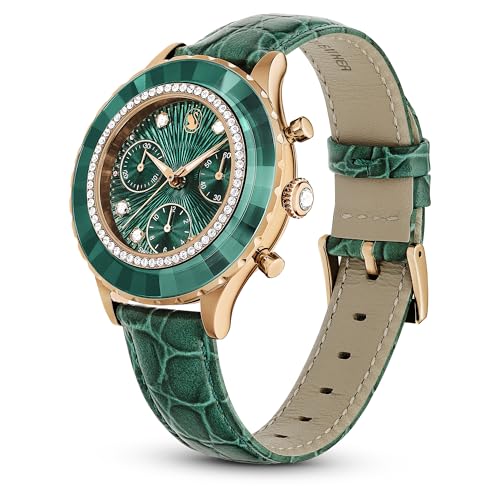 Swarovski Octea Chrono Watch, Green, Modern