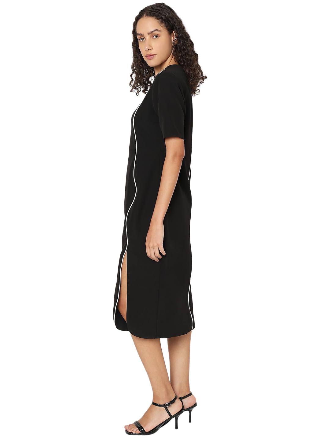 VERO MODA Women Black Sheath Dress