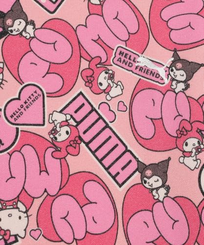 Puma Girls X HK&FR AOP Crew Pinkscape Print, 5-6Y (63239227)