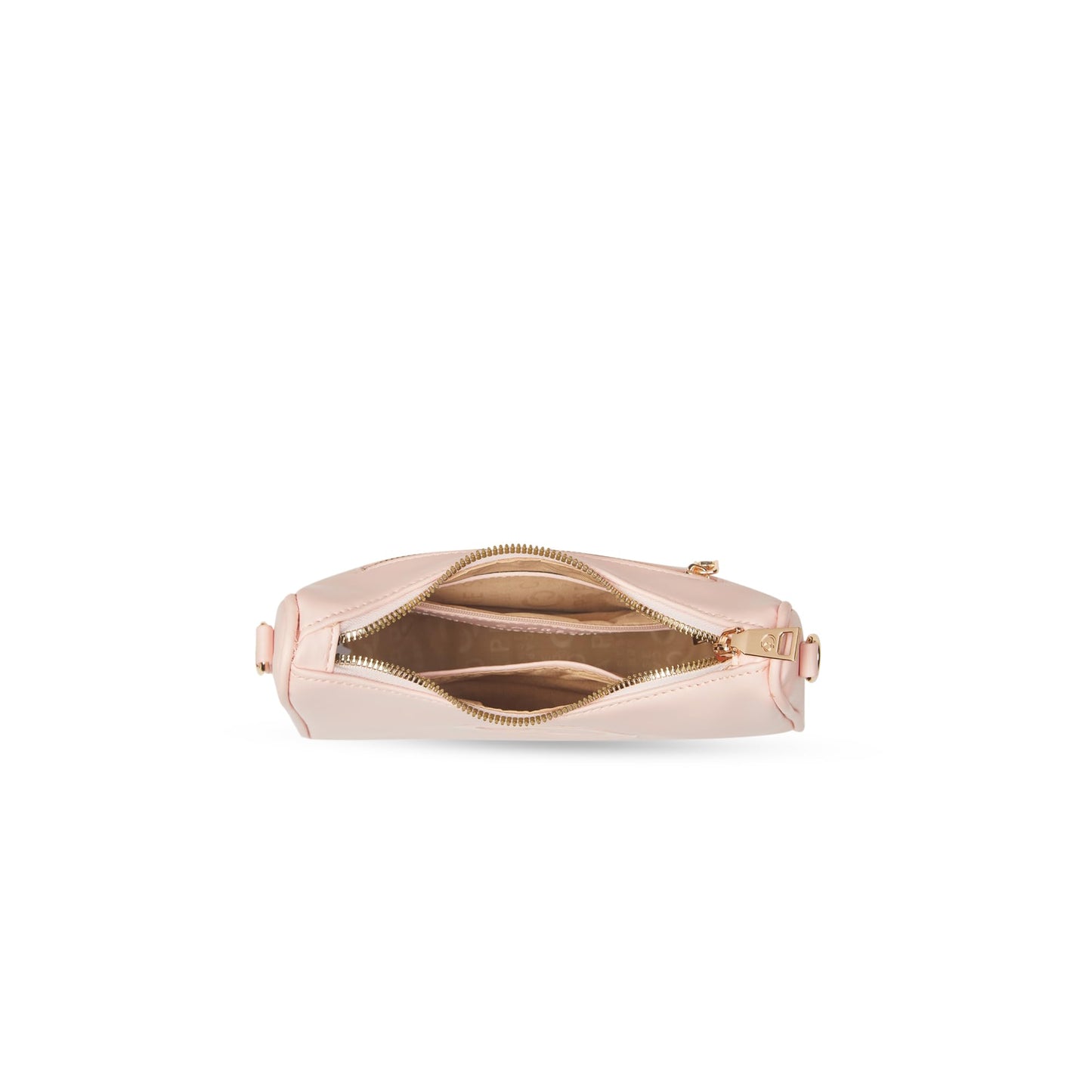 Caprese Monroe Medium Crossbody Bag for Women | Sleek Monogram Sling Bag with Detachable Pouch | Adjustable and Detachable Strap Shoulder Bag for Everyday Use (Blush)