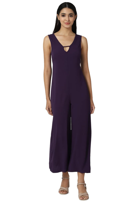 FOREVER 21 women's Polyester Classic Midi Dress (594679_Purple