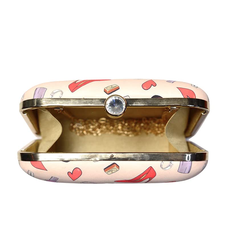 Artklim Girly Fashion Accessory Printed Clutch