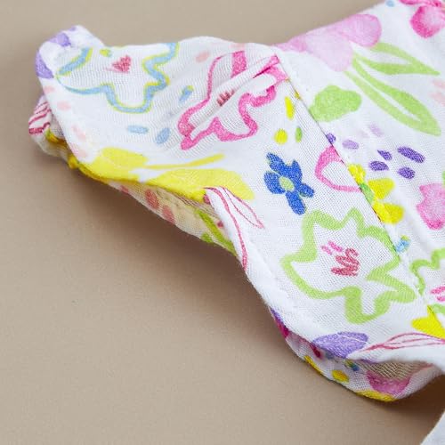 Hopscotch Girls Multi Short Sleeves Floral Casual Dress for Ages (5-6 Years)