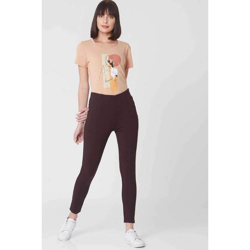 VERO MODA Women's Skinny Leggings (10247677_Night Sky_S)