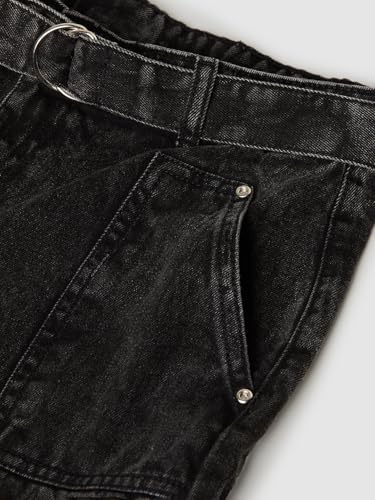 Max Girl's Relaxed Jeans (W24EFD02B_Black