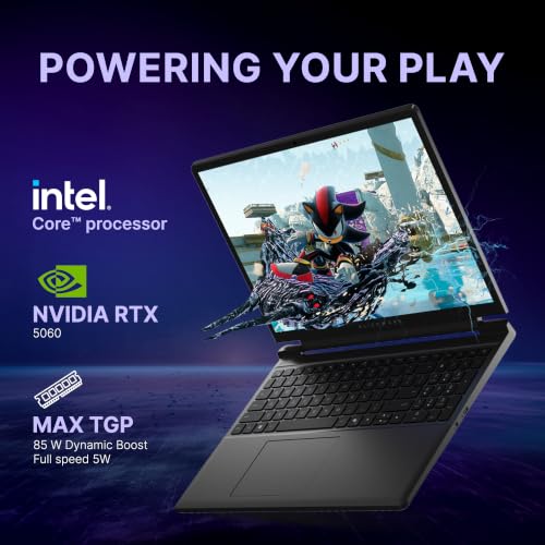 Dell Alienware 15 Gaming Laptop, AMD Ryzen R7 260 Processor, NVIDIA GeForce RTX 5050 8 GB GDDR7, 16GB:512GB SSD, 15.3" WUXGA 165Hz 300 nits Display, Alienware Backlit Keyboard, Win 11 + MSO'24, 2.25kg
