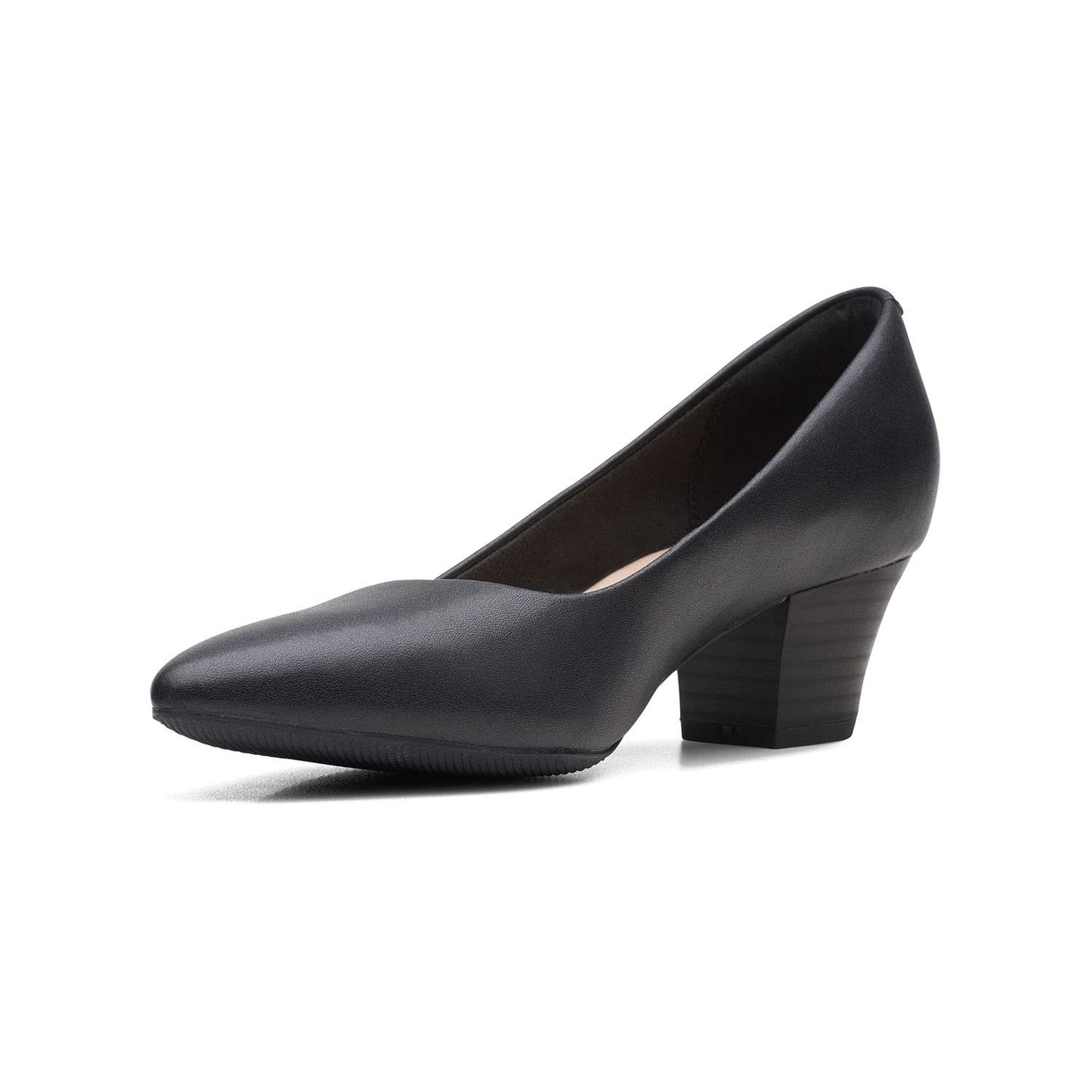 Clarks Teresa Step Black Leat UK-7