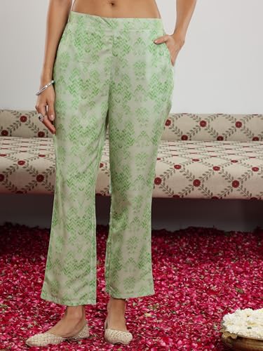 Libas Women's Cotton Blend Kurta Set (35376_Green