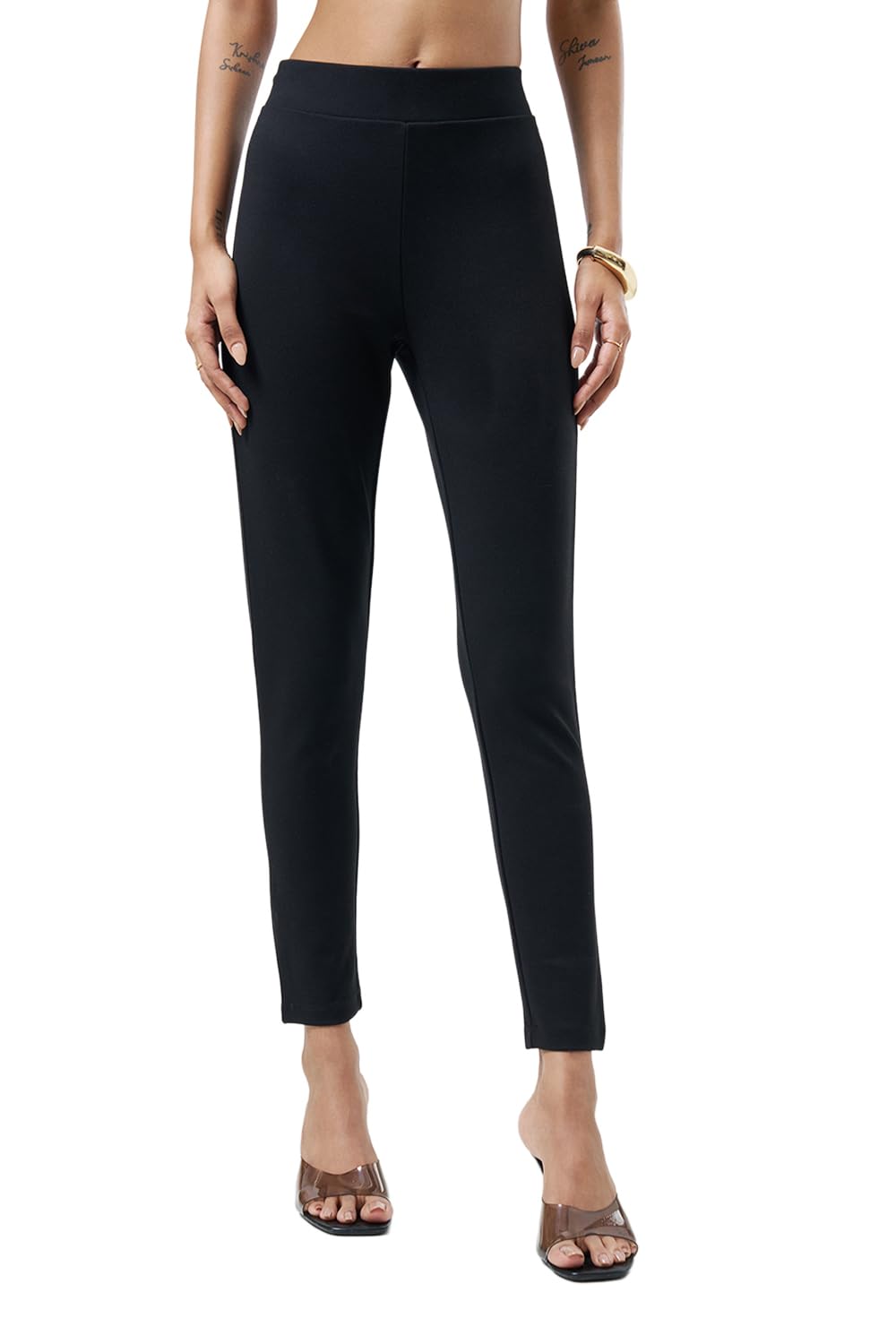 Annabelle by Pantaloons Womens Trouser_SS26WWANBTW00018M54A43_Jet Black_34_