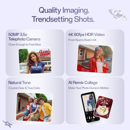 Oppo Reno16 5G (Twilight Violet, 8GB, 256GB) | 50MP 3.5X Telephoto Camera | 4K 60fps HDR Video | AI Remix Collage | Snapdragon 7 Gen 4 | 6700mAh 80W SUPERVOOC | ColorOS 16 | IP69K