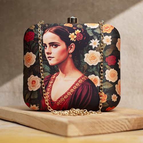 Artklim Emma Watson Printed Clutch