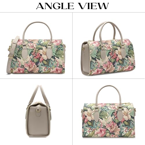 LAVIE PARIS Women's Fleur Medium Satchel Bag | Satchel Handbag for Work | Ladies Purse | Stylish Shoulder Bag | Gift for Women