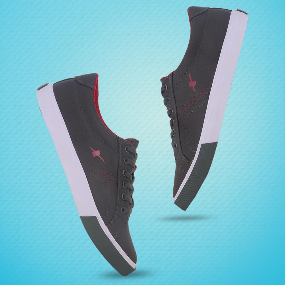 SPARX Mens SM 671 | Stylish, Comfortable | Maroon Sneaker - 9 UK (SM 671)