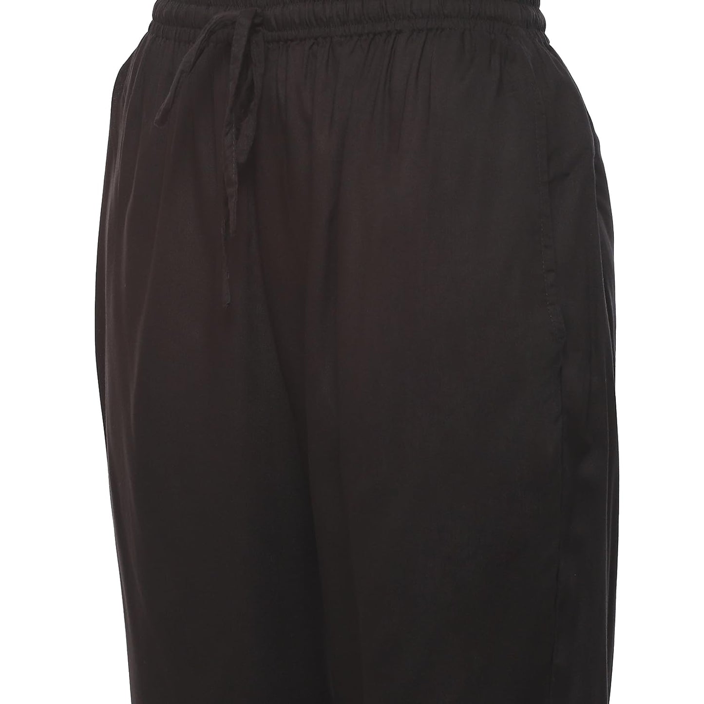 BIBA Women Printed Straight Mix and Match(Work WEA2134_Carbon Black_40)