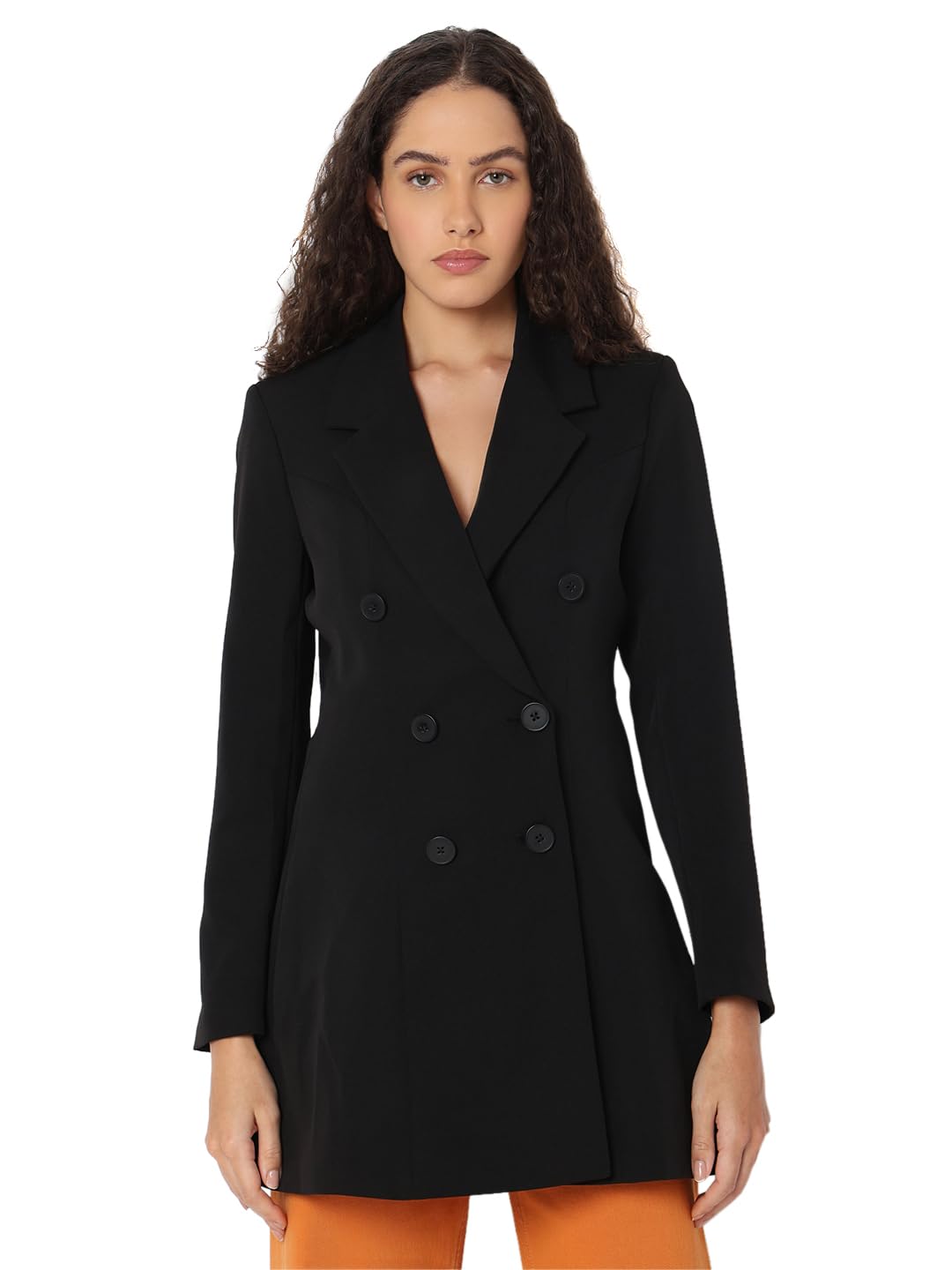 VERO MODA Women's Regular Fit Black Blazer