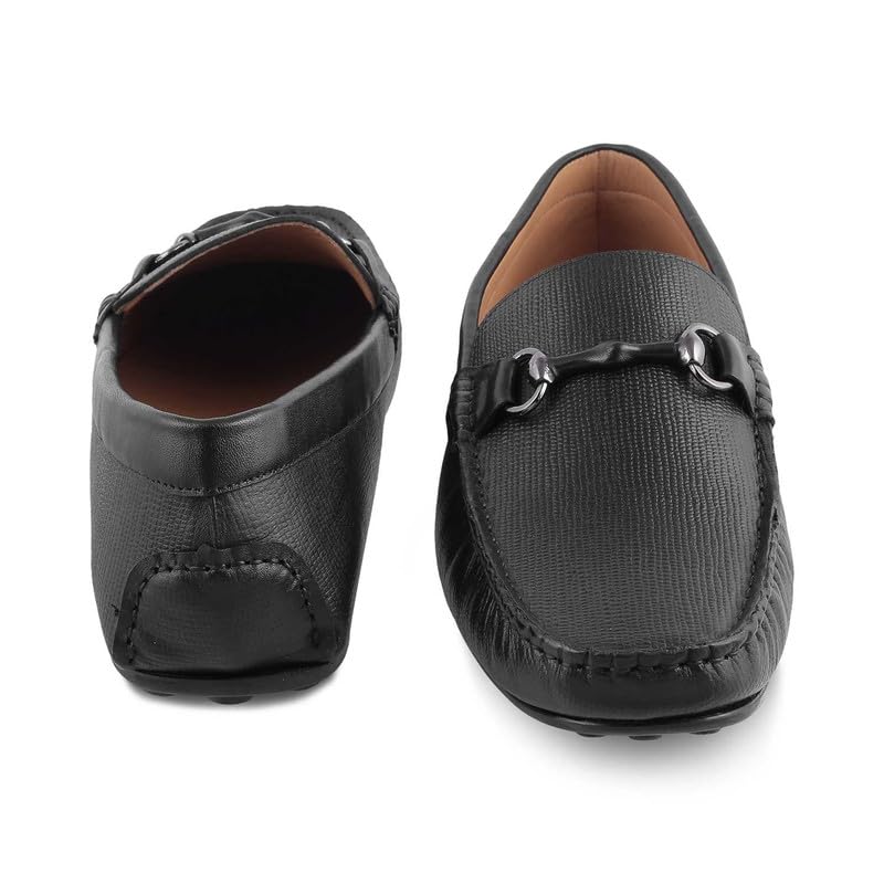 tresmode 240-MILLS Black Loafers for Mens EU/41, UK/7