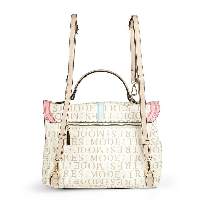 tresmode AVILA Convertible Women's Handbag Cum Backpack in Brown Color