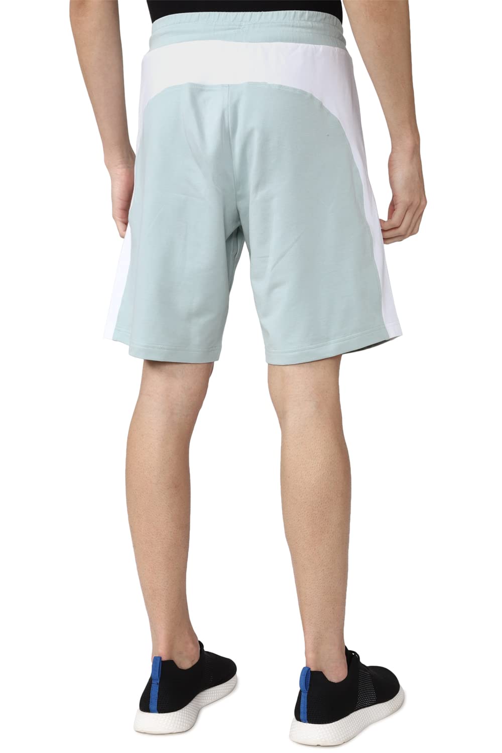 Van Heusen Flex Men's Chino Shorts (VFLOAATFA59937_Light Blue_36)