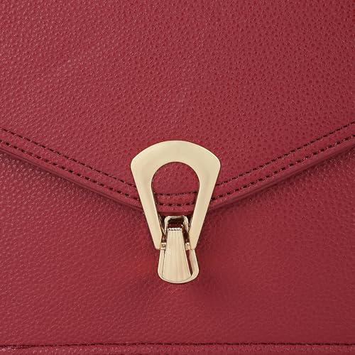 Fastrack Casual Sling Bag with Lock Closure for Girls, Medium Size with Internal Organiser, Handheld Design and Metal Chain Sling