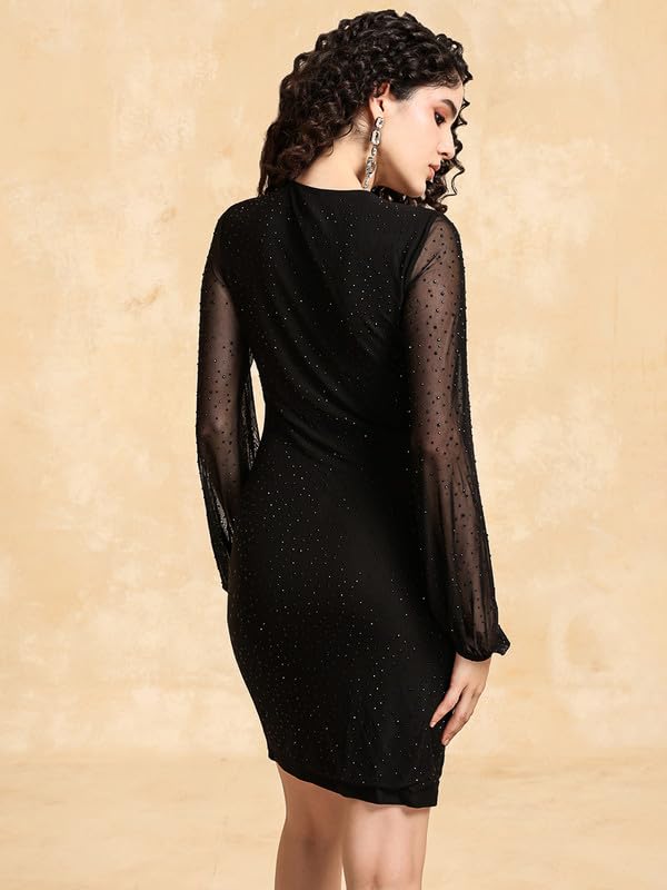 Kazo Esther Mini Dress Black