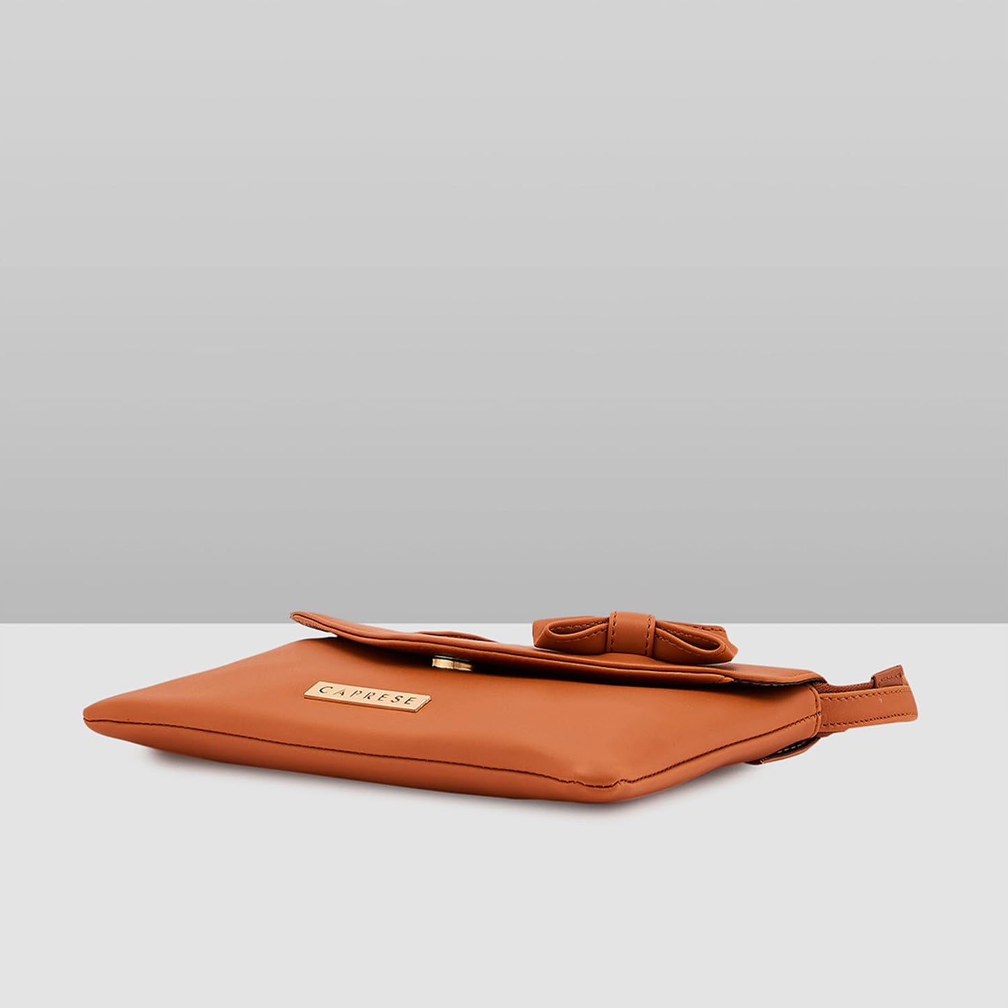 Caprese Rohde Bow Sling Small Brown Bag for Women|Adjustable Strap for Comfortable Wear|Stylish,Versatile Crossbody Bag for Everyday Use, Travel, and Special Occasions