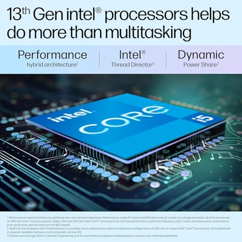 HP Pavilion Plus, Intel Core i5-1335U-13th Gen Laptop, (16GB LPDDR5x,512GB SSD),IPS, 300 nits, 14''(35.6cm) 2K,Win 11, M365 Basic(1yr), Office Home 24, Silver,1.38kg, 5MP Camera w/Shutter, ew0107TU