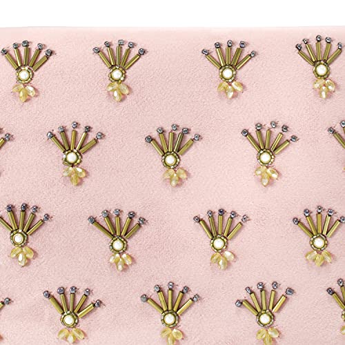 Peora Peach Clutch Purses for Women Handmade Evening Handbags Bridal Clutch(C86PCH)