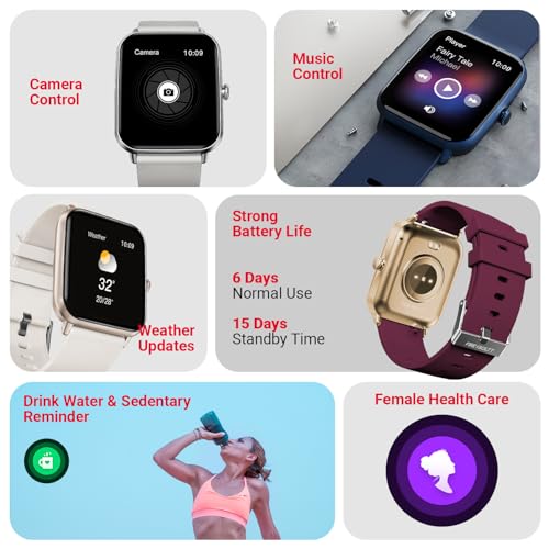 Fire-Boltt Ninja Call Pro Plus Smart Watch 1.83 inch with Bluetooth Calling, AI Voice Assistance, 100 Sports Modes IP67 Rating, 240 * 280 Pixel High Resolution (Cinnamon Slate)