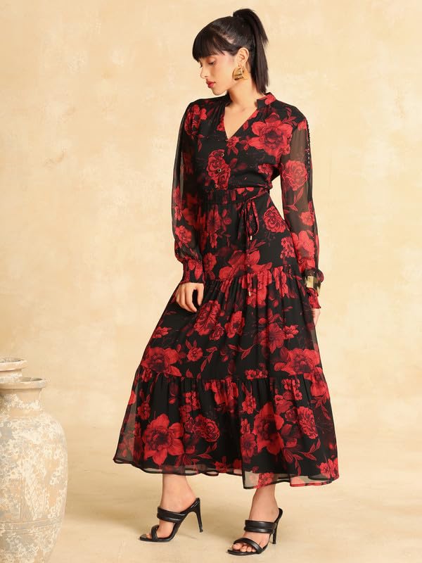 Kazo Melissa Maxi Dress Red