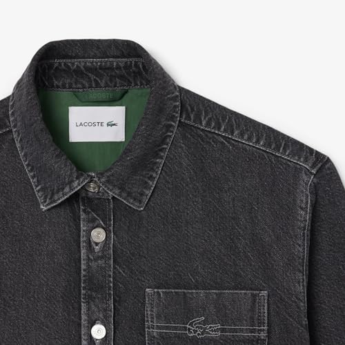 Lacoste Women's A-Line Coat (BF24466NM_Grey