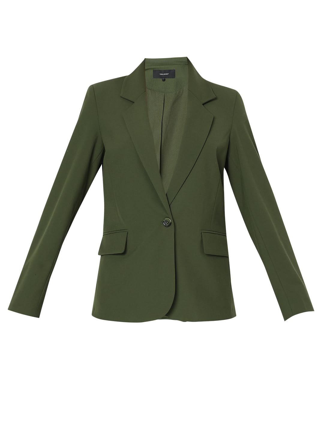 VERO MODA Womens Regular Fit Green Blazer