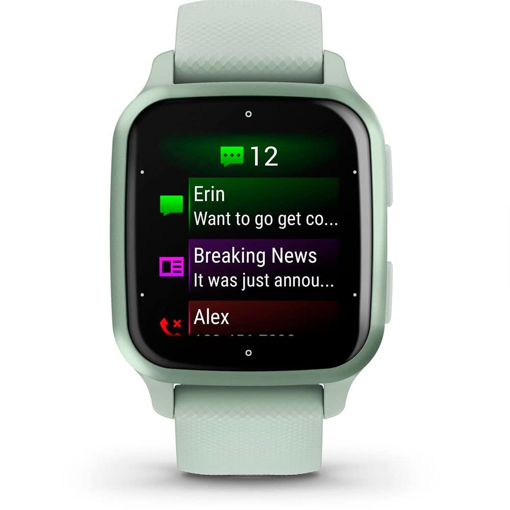 Garmin Venu Sq 2, GPS Smartwatch with Bright Touchscreen Display, Up to 6 Days of Battery Life, Metallic Mint