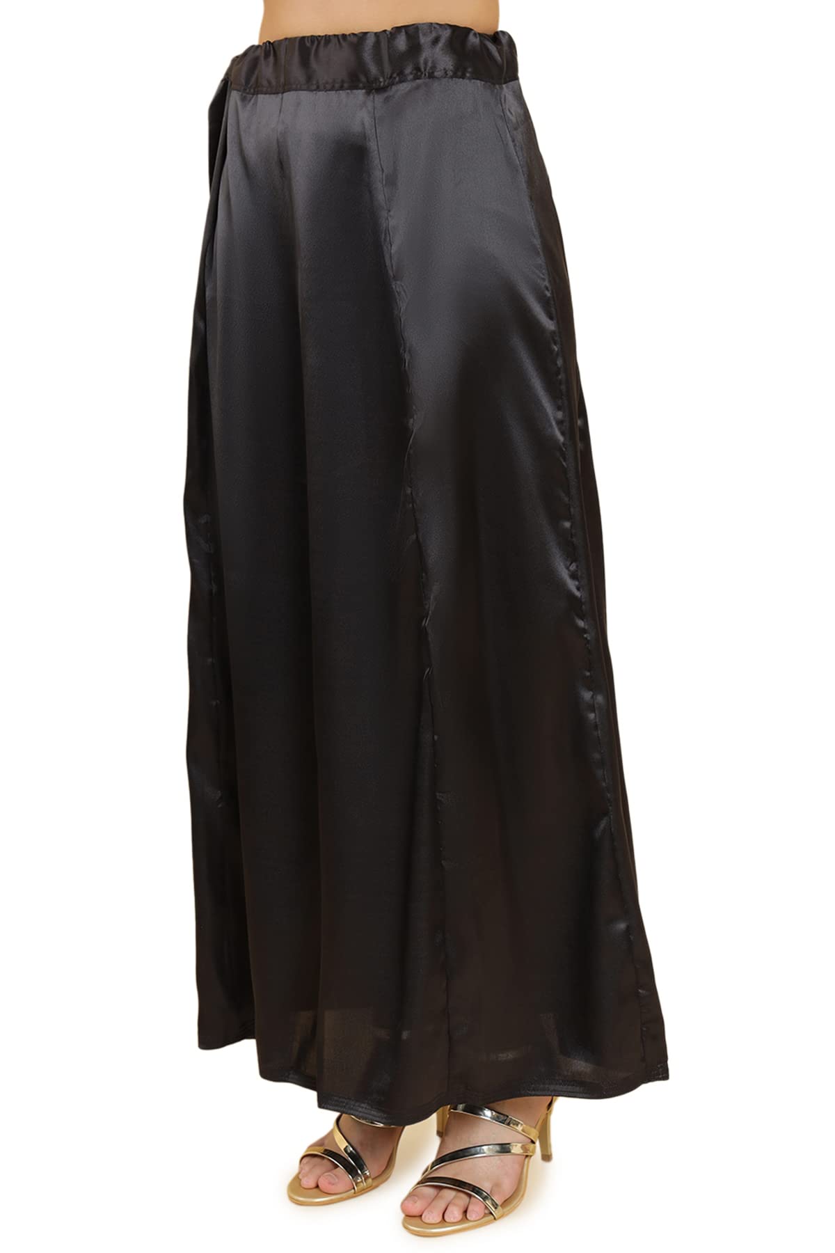 Soch Black Satin Petticoat