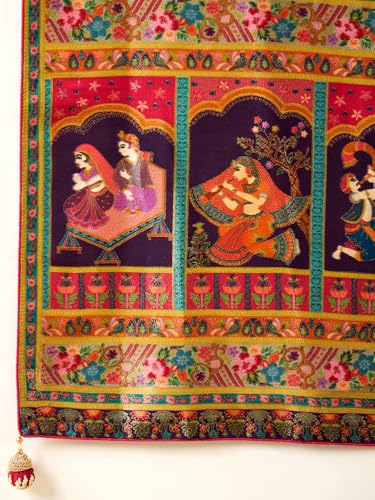 AKHILAM Women's Kanjivaram Woven Soft Silk Saree With Blouse Piece
