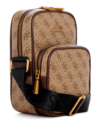 GUESS Keith Camera Bag, Latte, Small, Keith Camera Bag