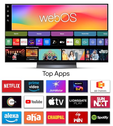 LG 139 cms (55 inches) evo C6 AI Series 4K Ultra HD (3840 x 2160) Smart webOS OLED TV OLED55C6PLA 2026