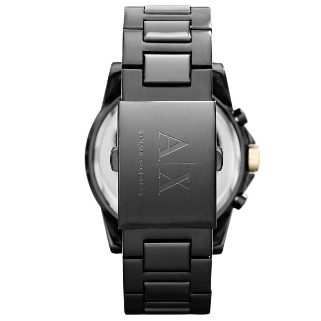 Armani Exchange Outerbanks Analog Black Dial and Band Men's Stainless Steel Watch-AX2094