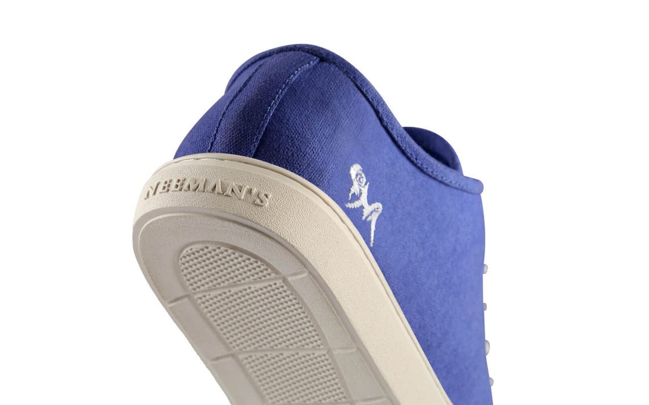 Neeman's Cotton Classic Sneakers for Men | Comfortable & Stylish Lace Up Casual Shoes for Men's | Trendy, Stylish, Breathable, Lightweight Rubber Sole Walking Sneakers (Very Peri, UK7)