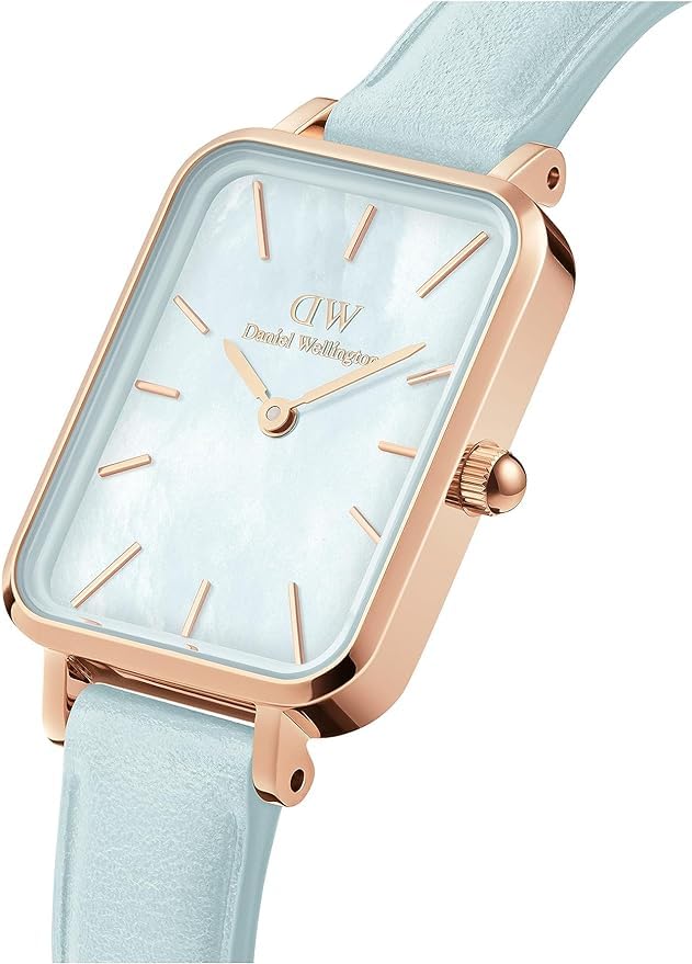 Daniel Wellington Analog Mother of Pearl Blue Dial Women's Watch-DW00100638K