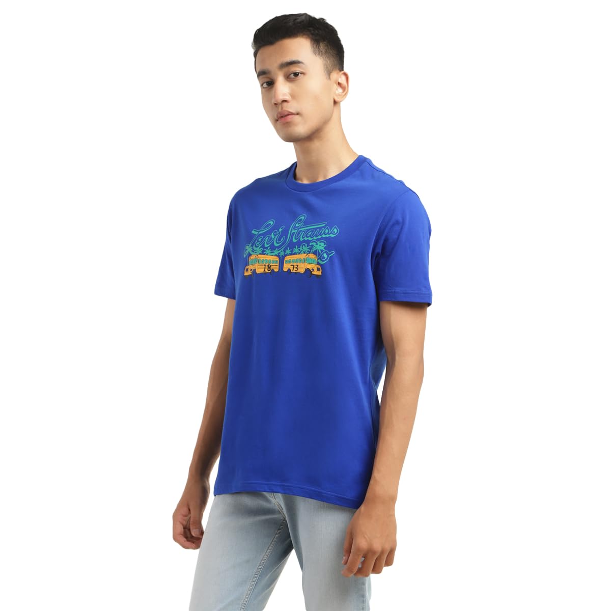 Levi's Men's Regular Fit T-Shirt (16960-1080_Blue