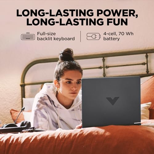 HP Victus, 13th Gen Intel Core i5-13420H, 6GB RTX 4050 (16GB DDR4, 512GB SSD) FHD, 144Hz, IPS, 15.6"/39.6cm, Win11, Office21, Mica Silver,2.3kg, fa1319TX/2701tx, Backlit,Enhanced Cooling Gaming Laptop