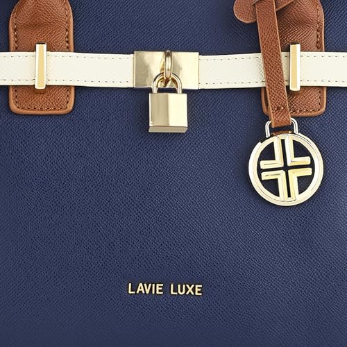 Lavie Luxe Women's Strap Medium Satchel Bag for Women | Satchel Handbag for Work | Ladies purse | Stylish Shoulder Bag | Gift for Women