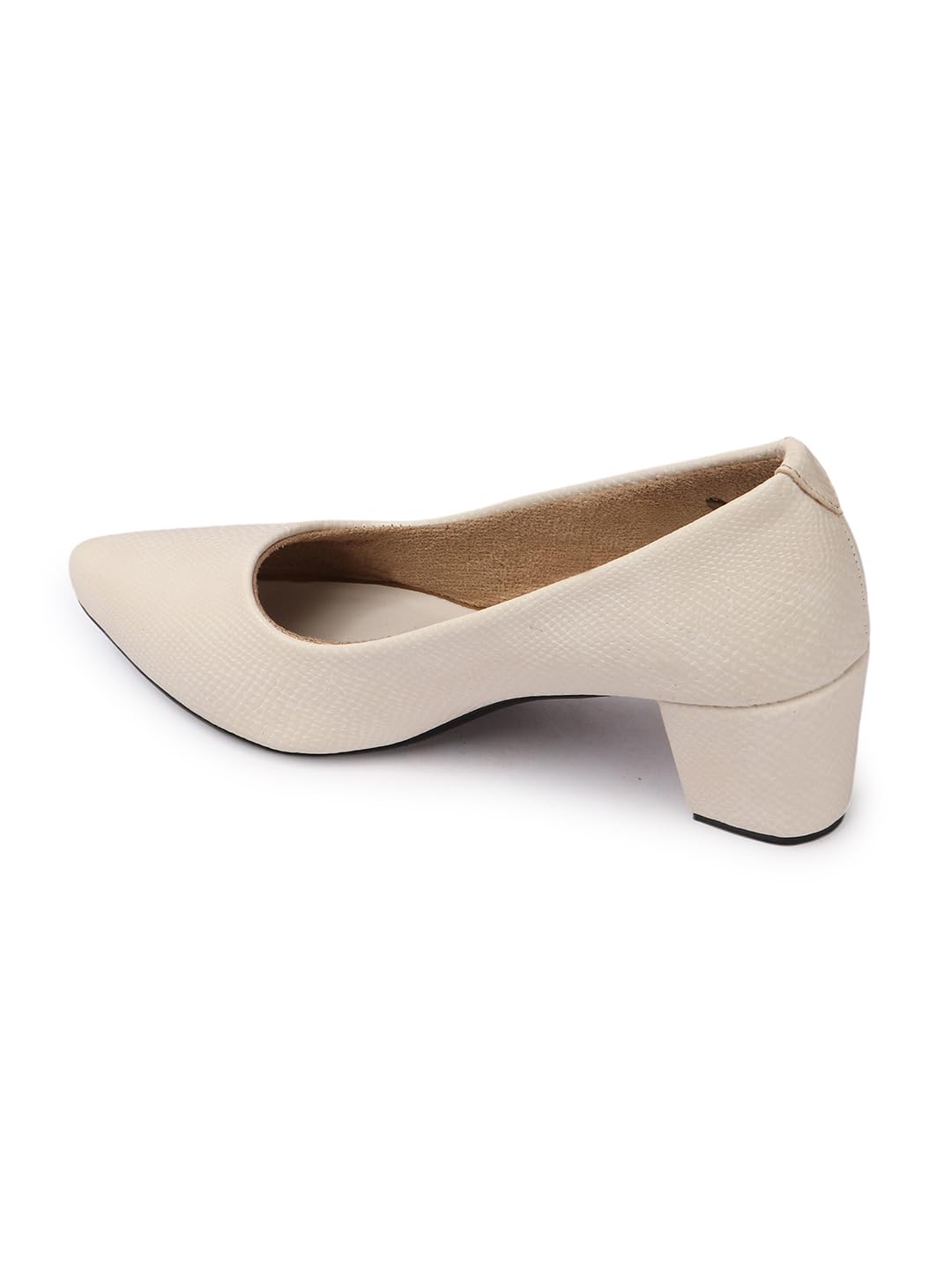 Carlton London Women Pump Shoes,Cream,UK-3
