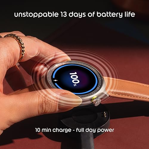 Motorola Moto Watch, 1.4 OLED, AOD, Auto-Brightness, Dual Band GPS, Powered by Polar Smartwatch (Matte Silver/Matte Silver Band Strap, Free Size)