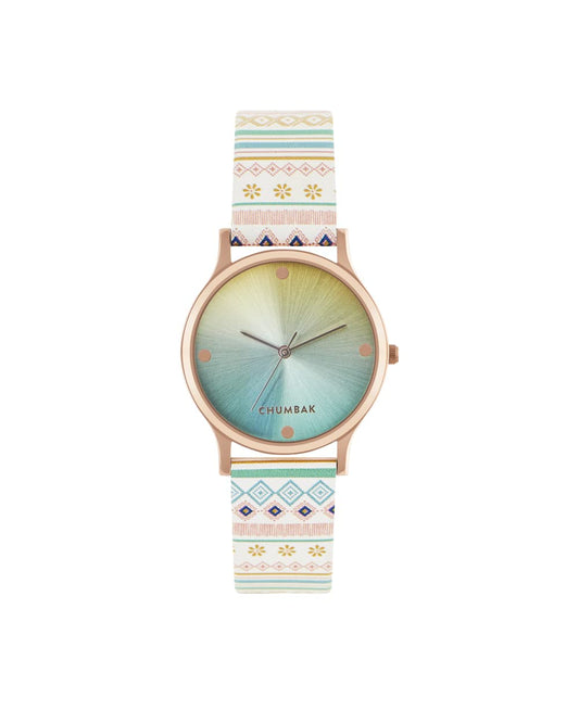 TEAL BY CHUMBAK Round Dial Analog Hand Watch for Women, Gifts for Women/Girls/Ladies, Stylish Fashion Watch for Casual/Work