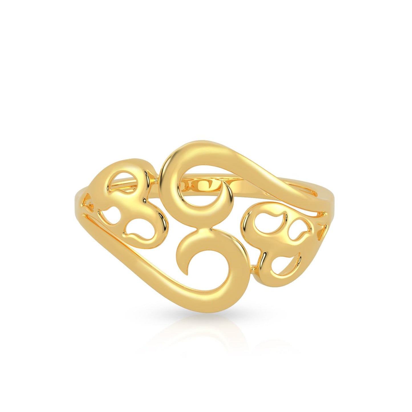 Malabar Gold & Diamonds Gold Ring for Women 22k | Pure Gold 22kt (916) BIS Hallmark Certified Finger Ring for Birthday, Engagement, Anniversary & Festive Gift