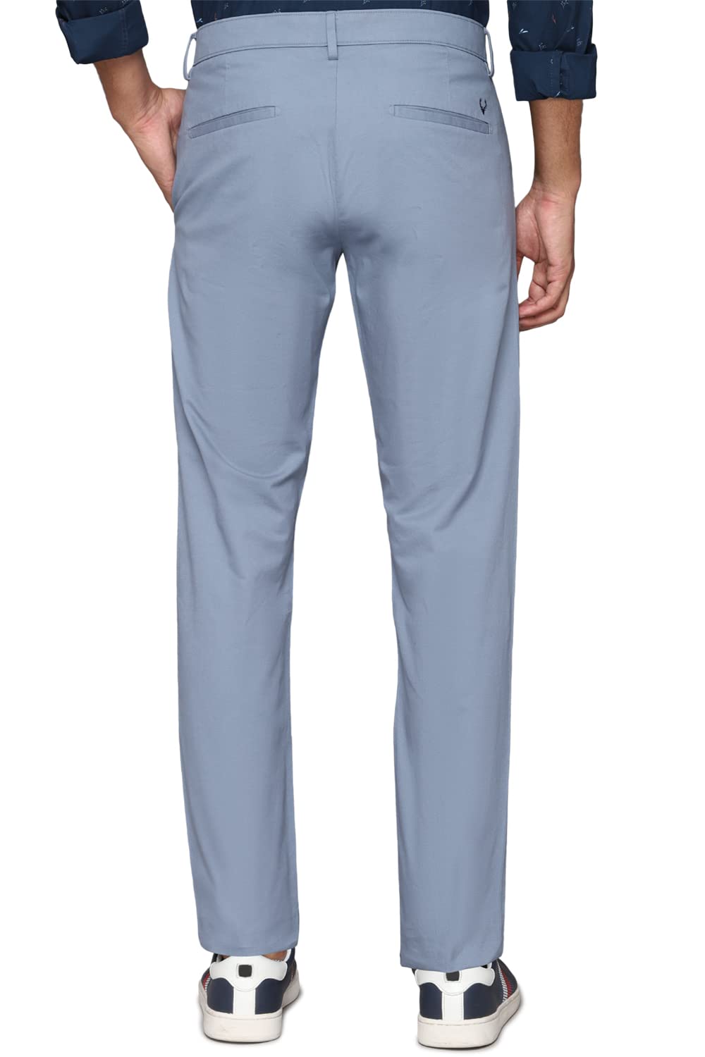 Allen Solly Men's Slim Casual Pants (ASTFQSRFM12992_Blue_36)