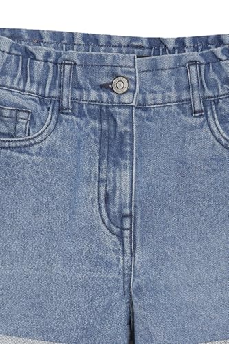 Allen Solly Girls Blue Solid Shorts