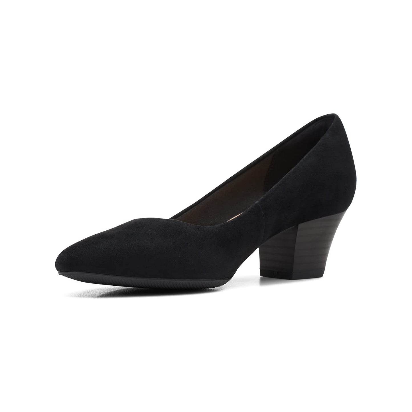 Clarks Women Teresa Step Pump Black SDE UK-6