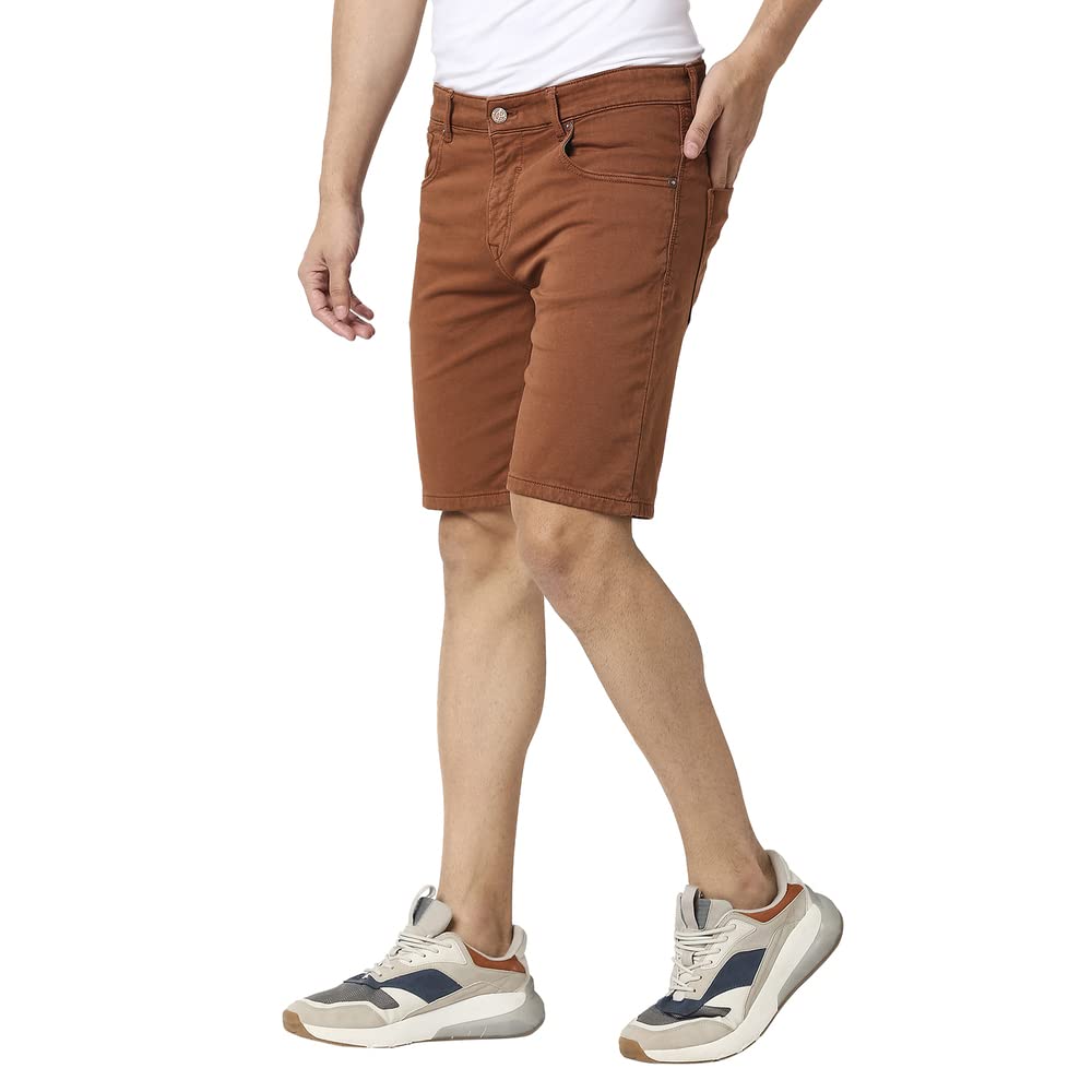 Pepe Jeans Men's Chino Shorts (PM801029D65_Brick RED_30)